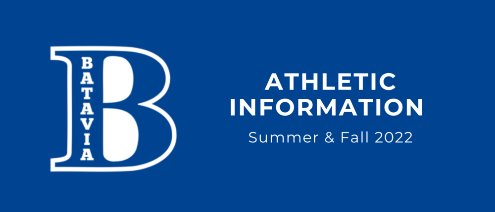Athletic Information for Summer and Fall 2022
