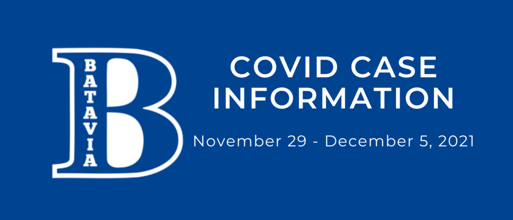 COVID CASE INFORMATION NOVEMBER 29-DECEMBER 5