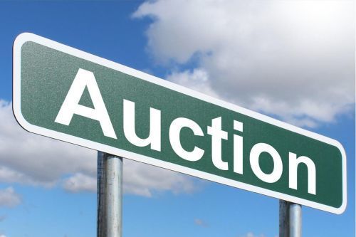 Auction sign