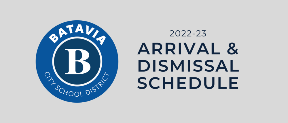 2022 Arrival and Dismissal Schedule