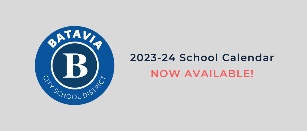 2023-24 School Calendar Now Available