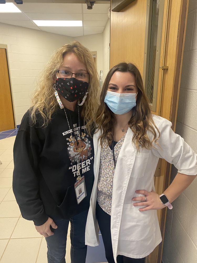 Batavia intern and her Kindergarten teacher reunited