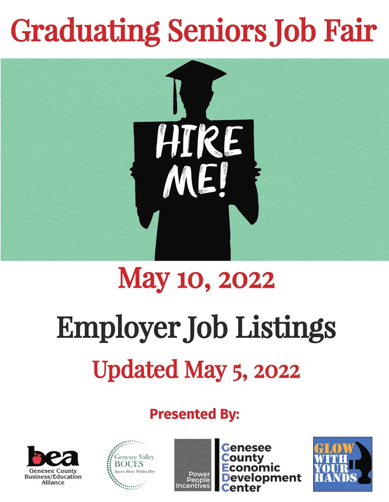 Graduating Seniors Job Fair at the Batavia BOCES CTE Campus