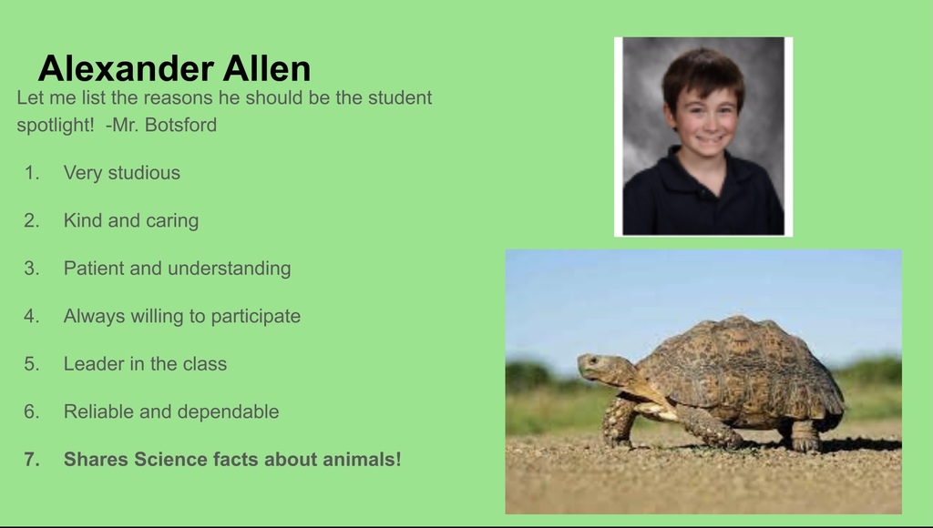 Student Spotlight