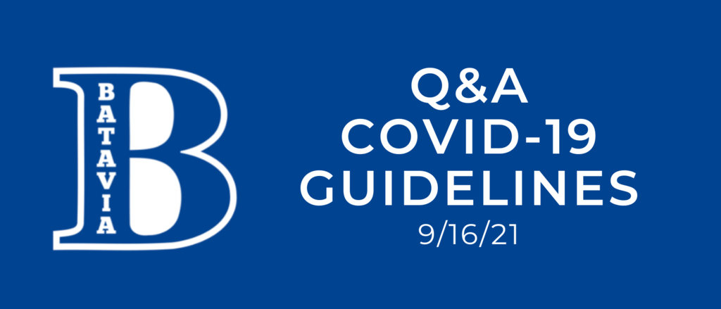 9.16.21 Q&A on COVID-19 Guidelines