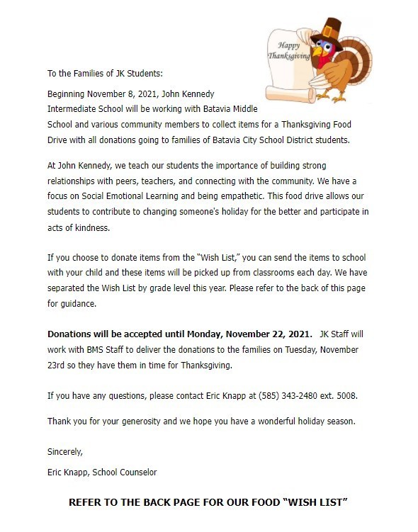 Parent Letter